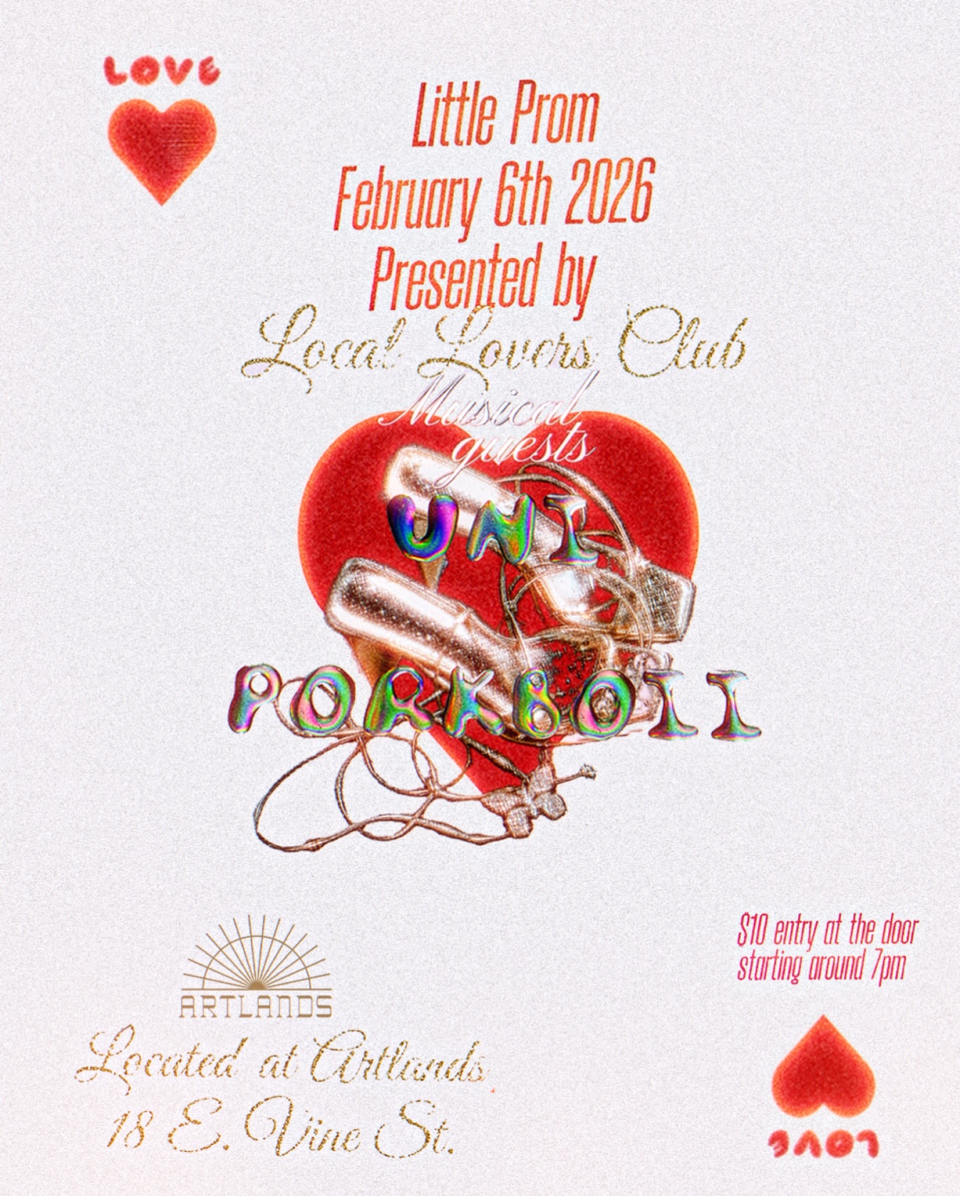 Show in Redlands, CA on Fridayy, February 6th, 2026