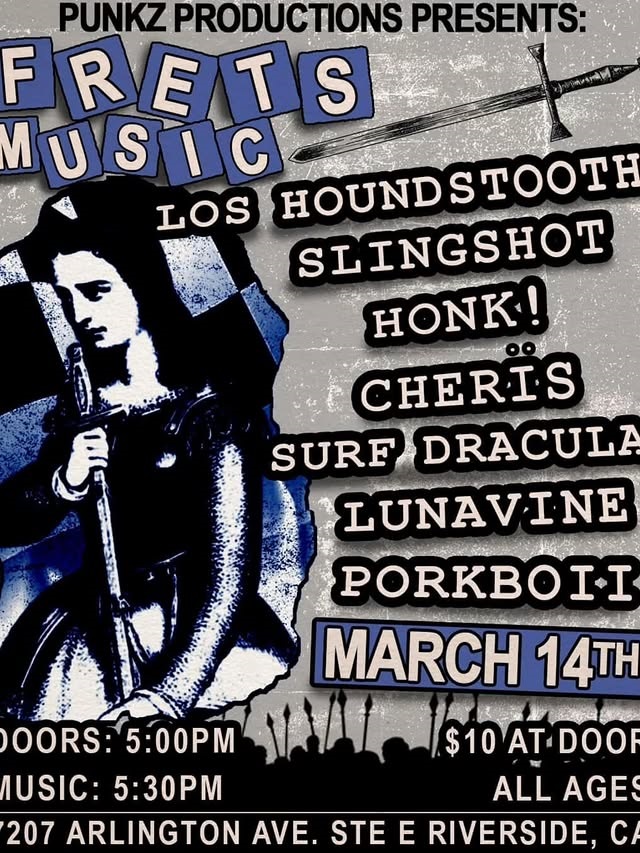 Show in Riverside, CA on Saturday, March 14th, 2026