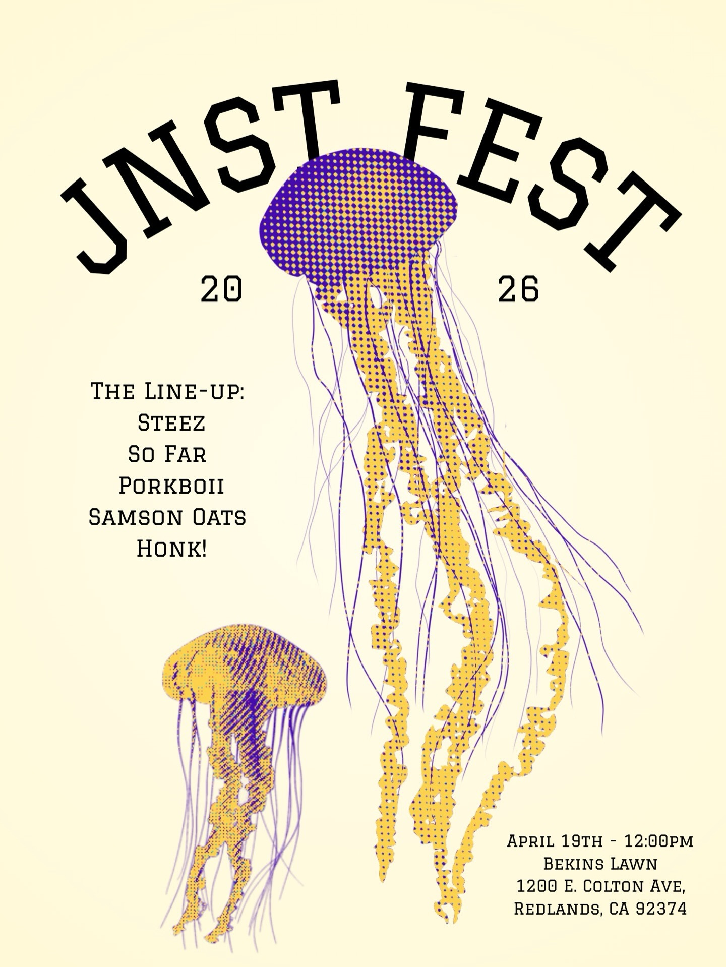 Show in Redlands, CA on Sunday, April 19th, 2026