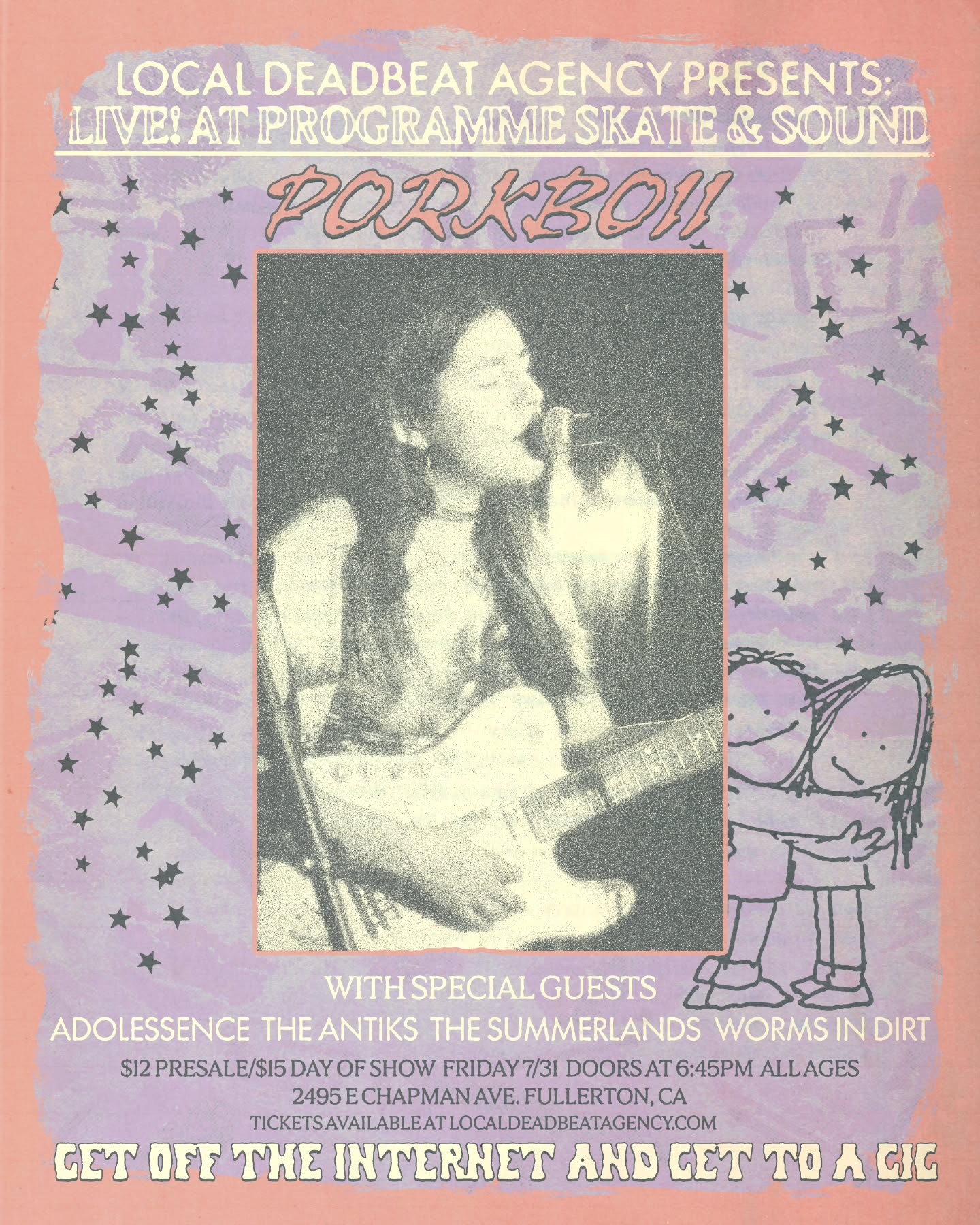 Show in Fullerton, CA on Friday, July 31st, 2026
